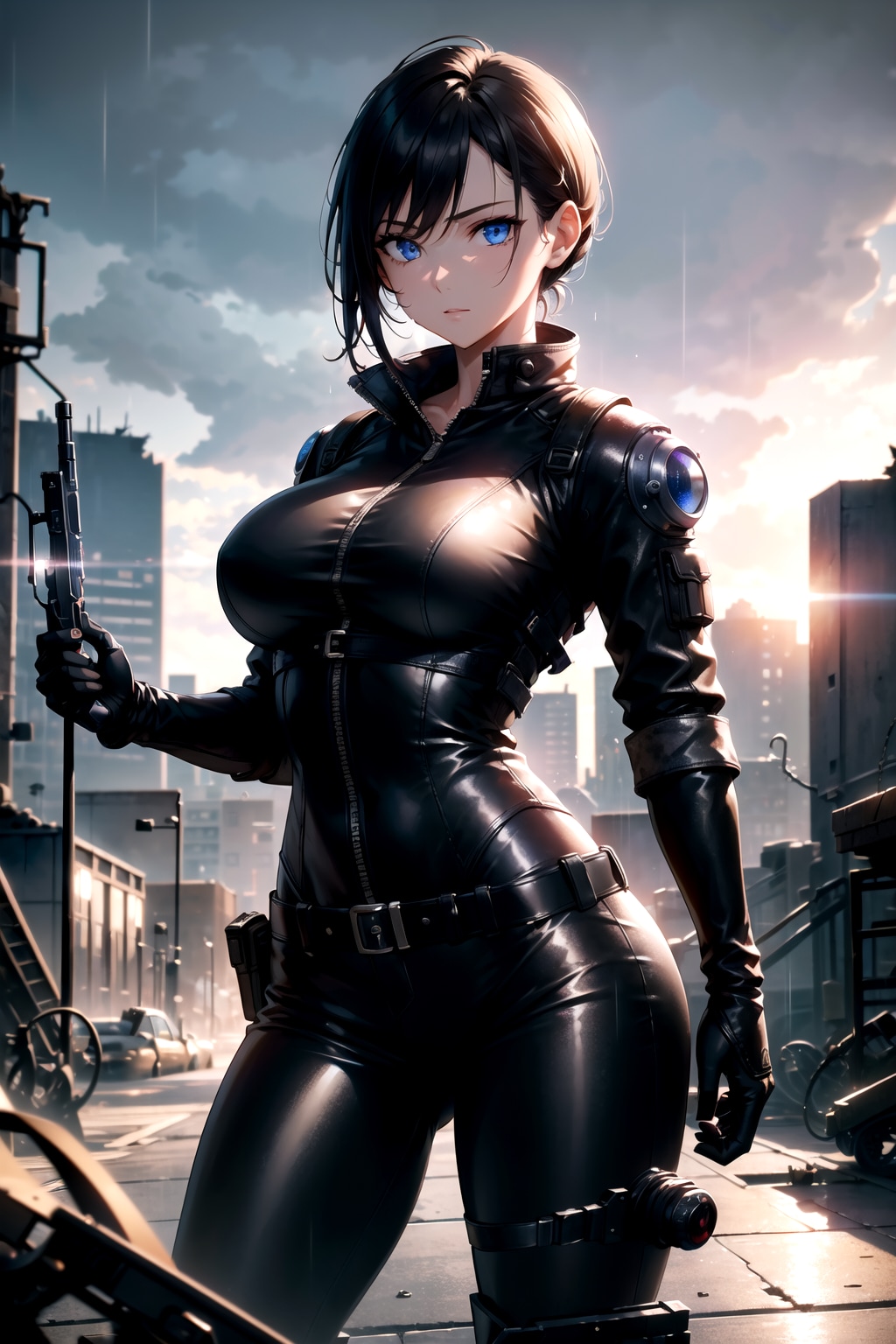 サバイバル風の美女