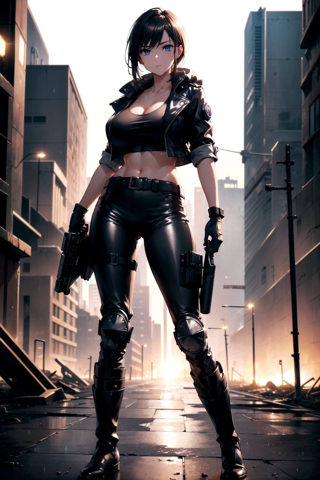 サバイバル風の美女