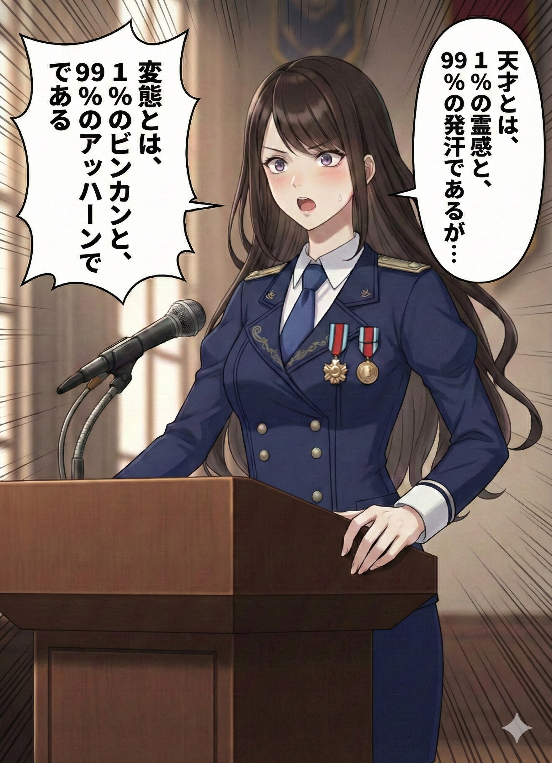 学校長訓示 | の人気AIイラスト・グラビア