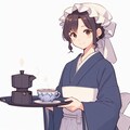 帝都で人気の喫茶店でかわいい女給さんを見かけた 2枚目