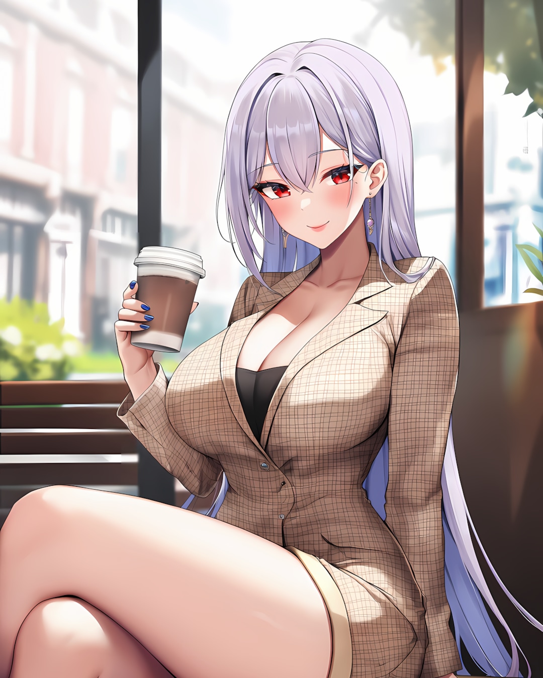 優雅な朝のコーヒータイム☕️✨ミレナさん | の人気AIイラスト・グラビア