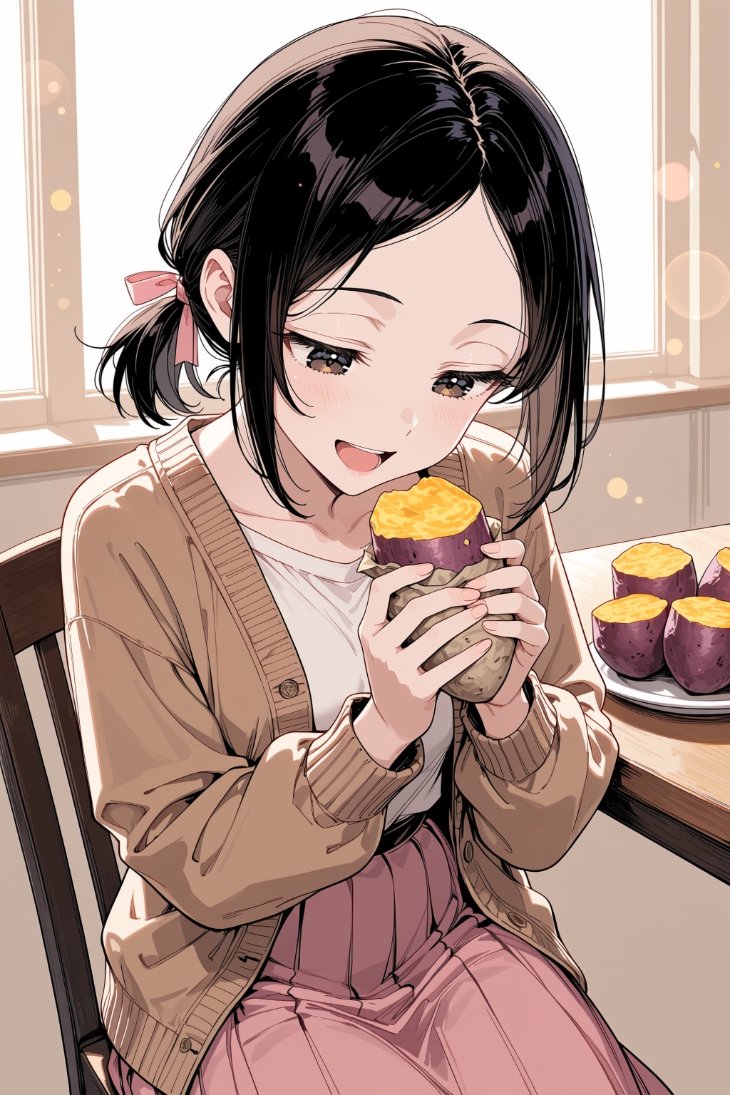 桃花と食欲の秋 | の人気AIイラスト・グラビア