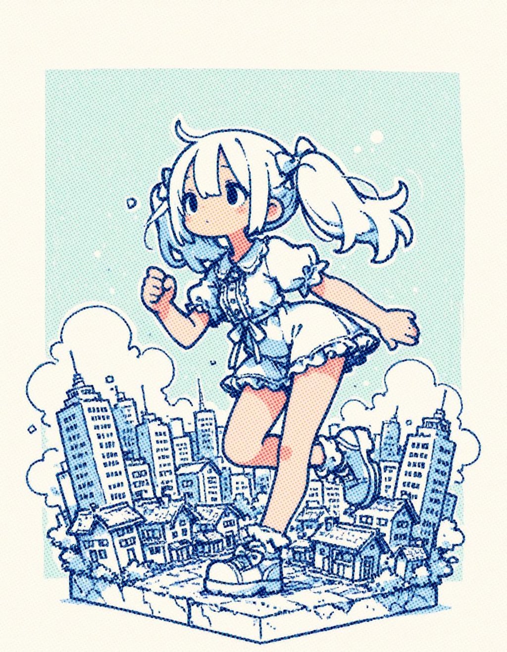 1girl run