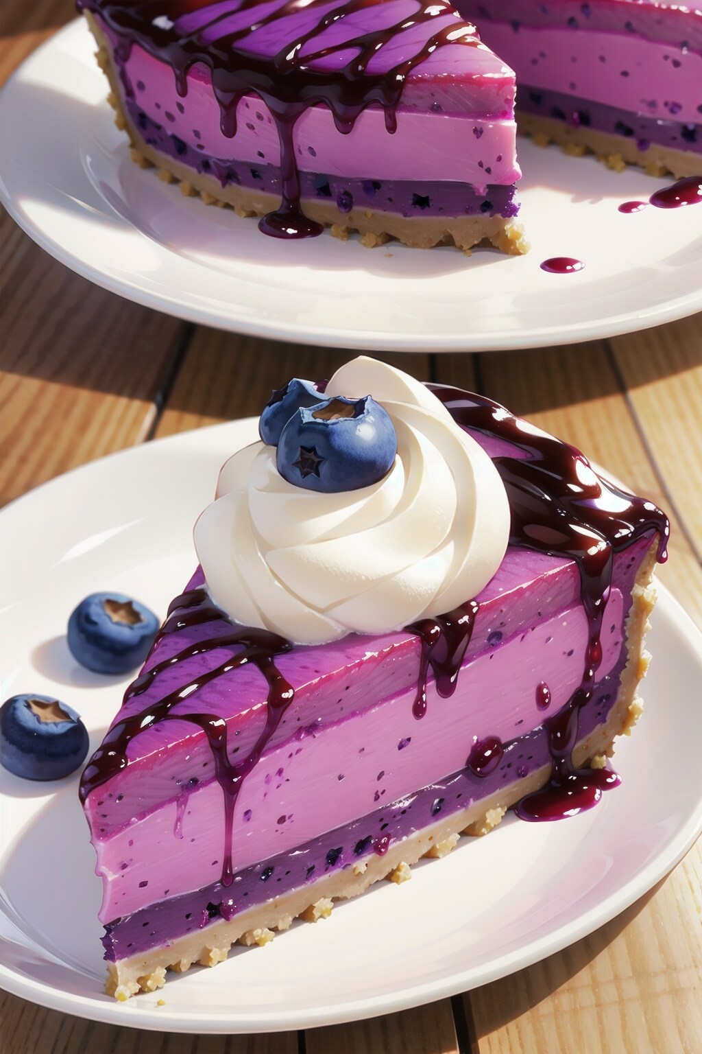 ブルーベリーレアチーズケーキ
