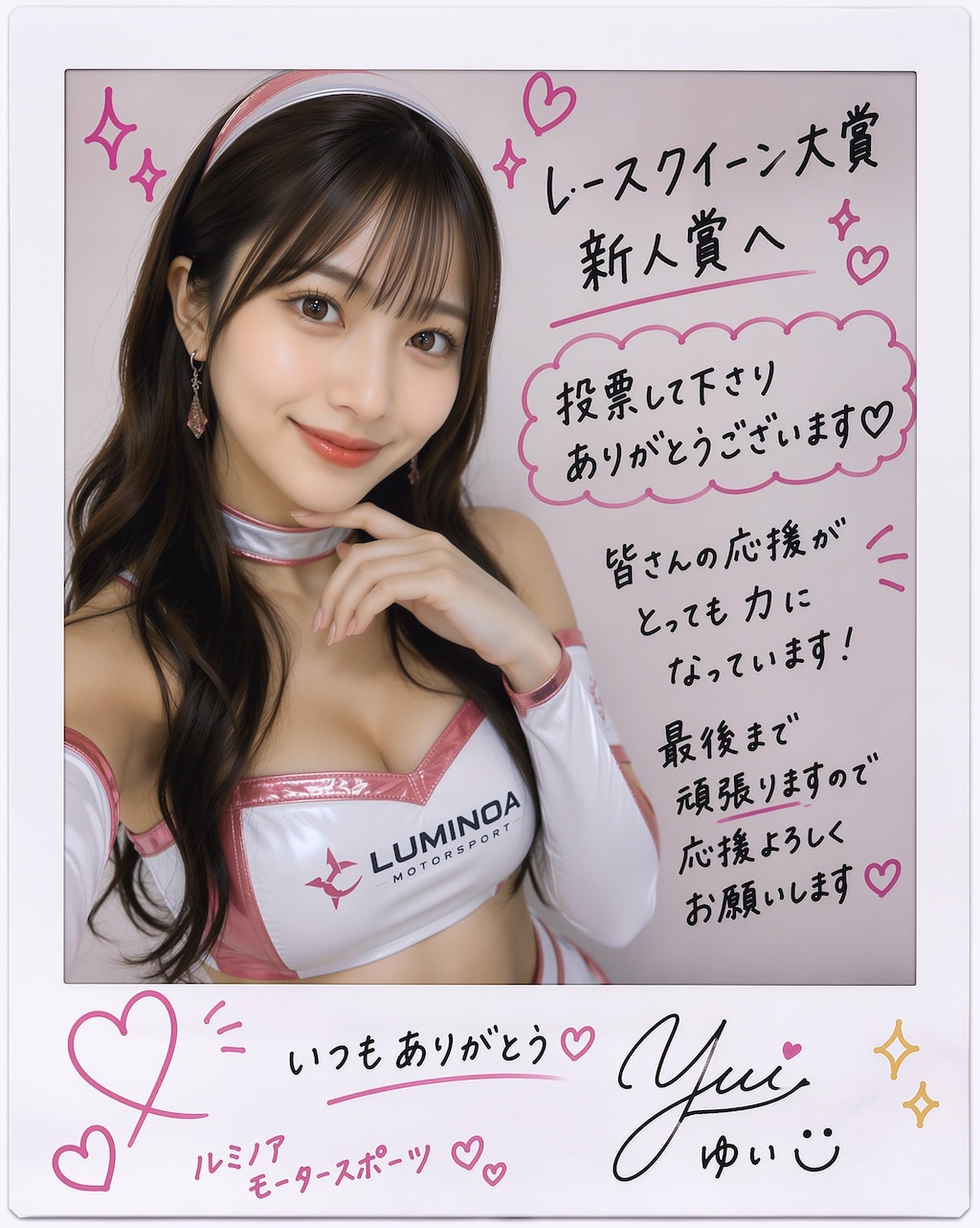 お礼のチェキ
