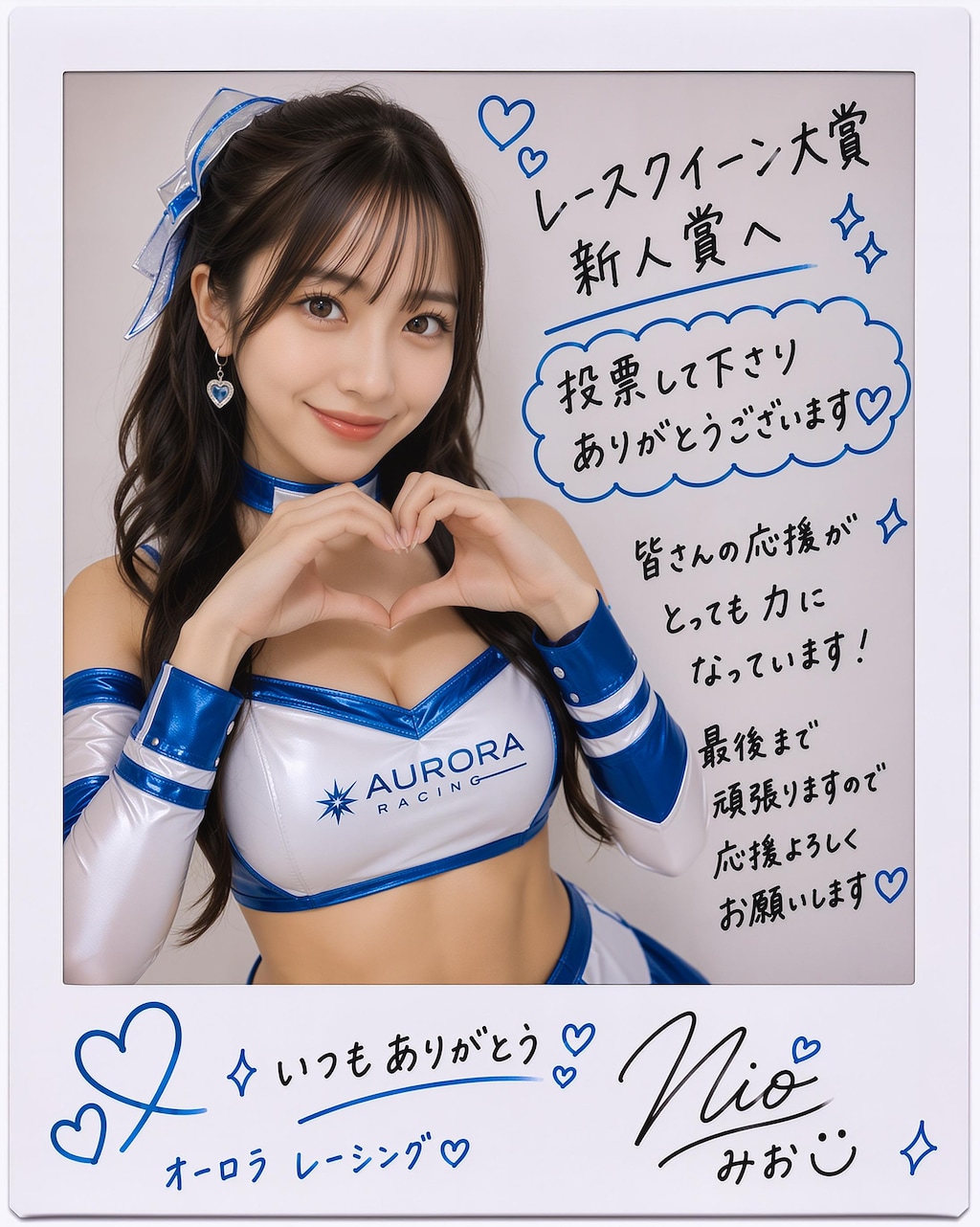 お礼のチェキ