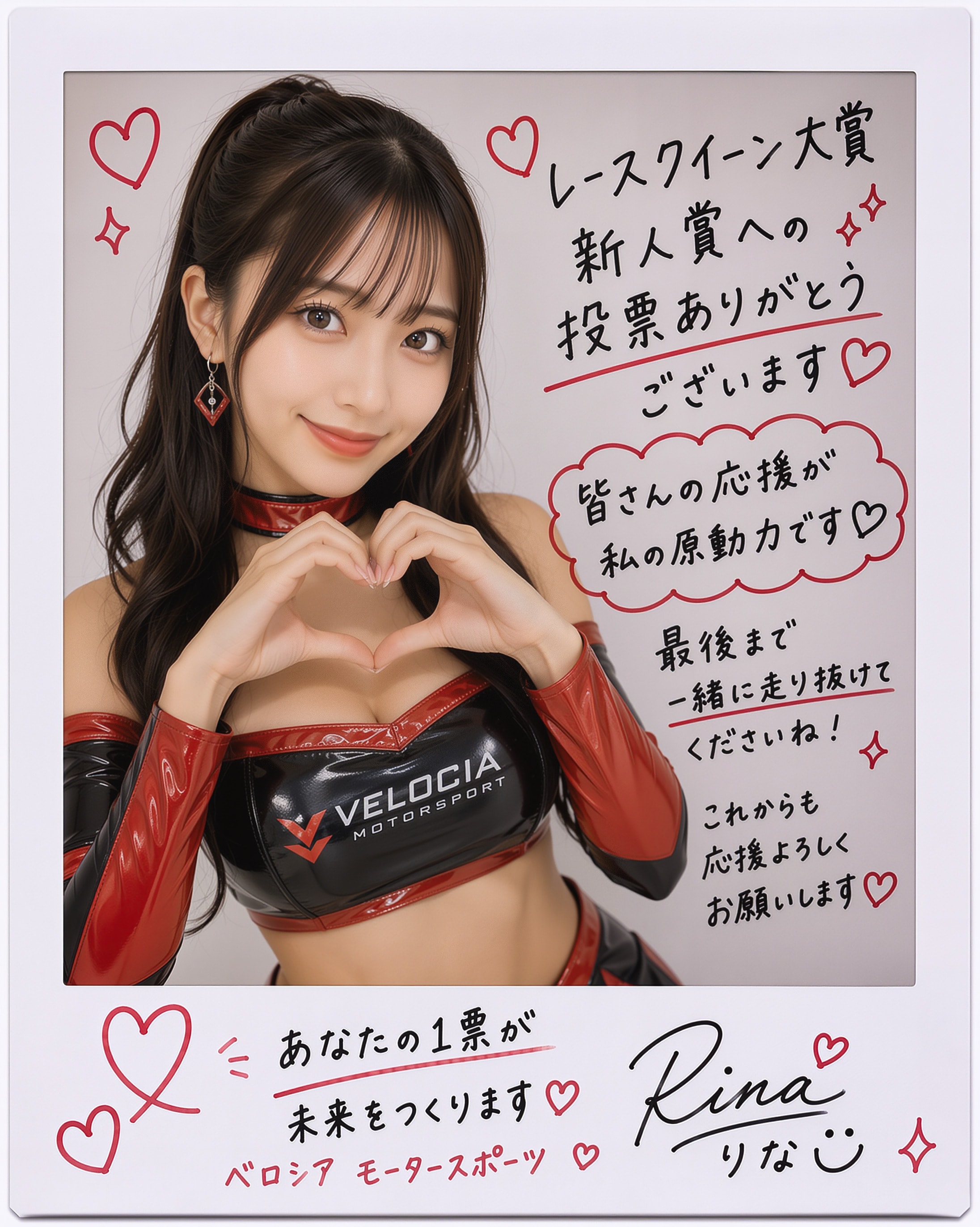 お礼のチェキ
