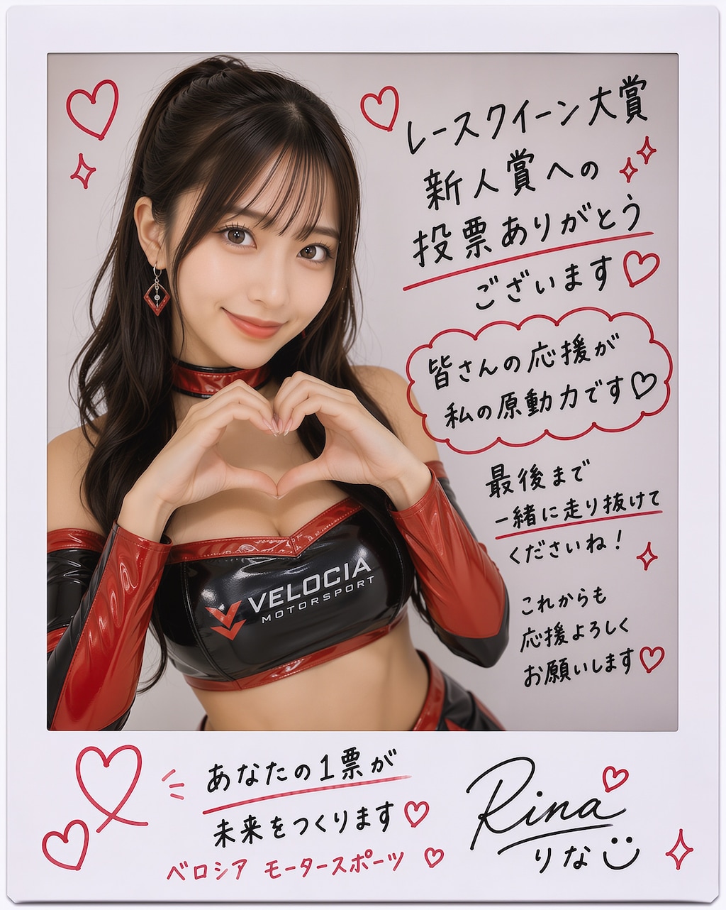 お礼のチェキ