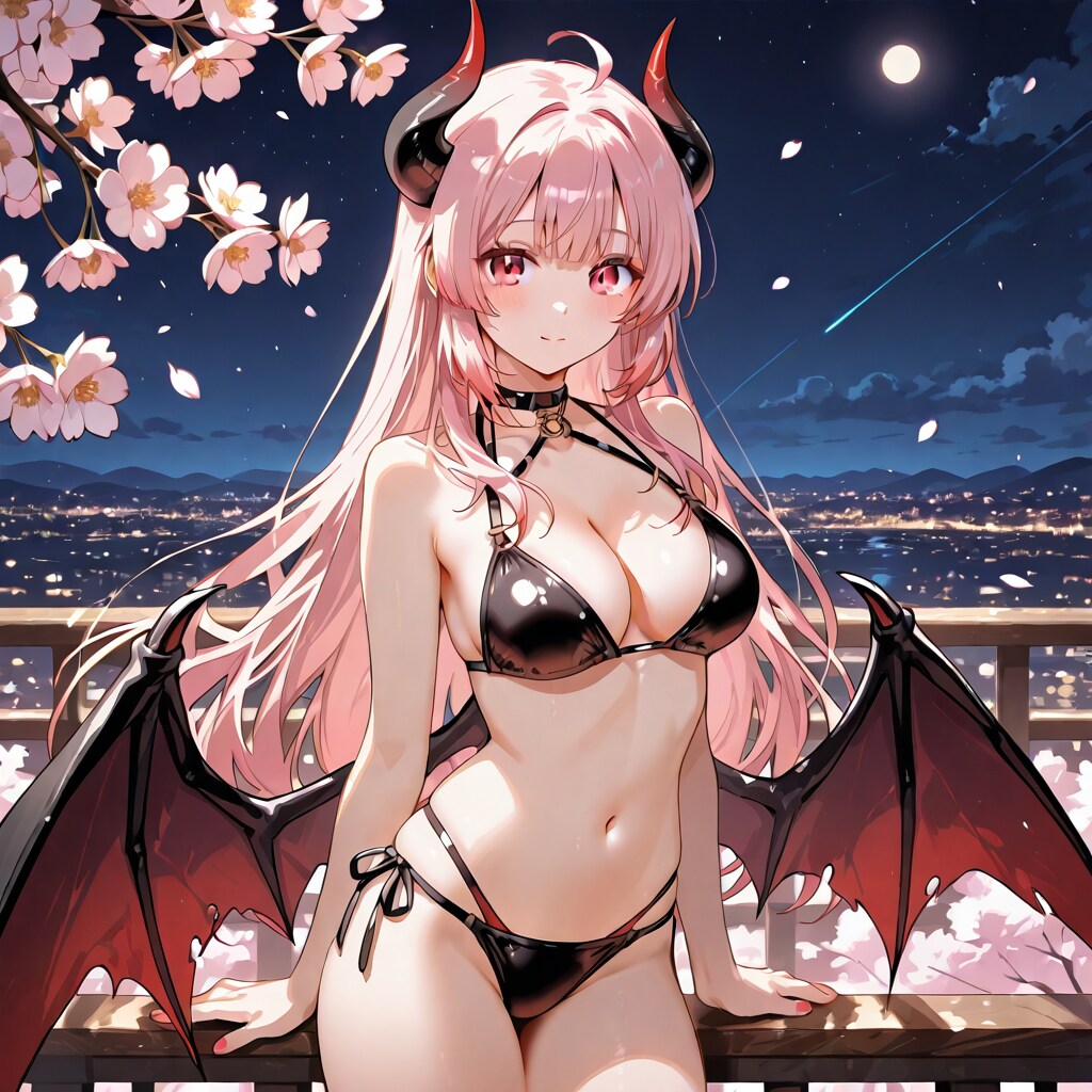 夜桜と悪魔っ子260401