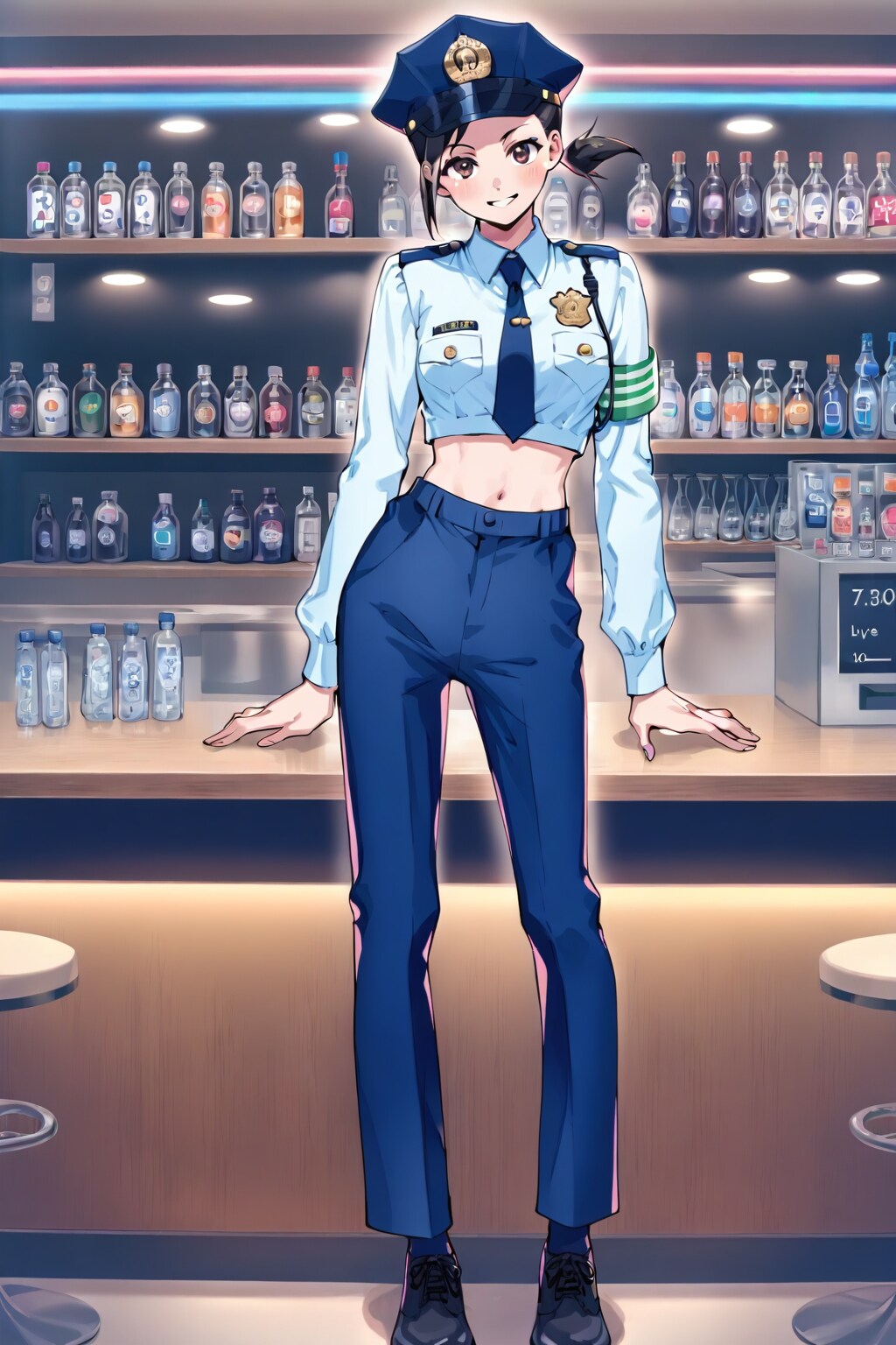 ネーブル婦警水浜晶菜の国民の文学バー六本木店