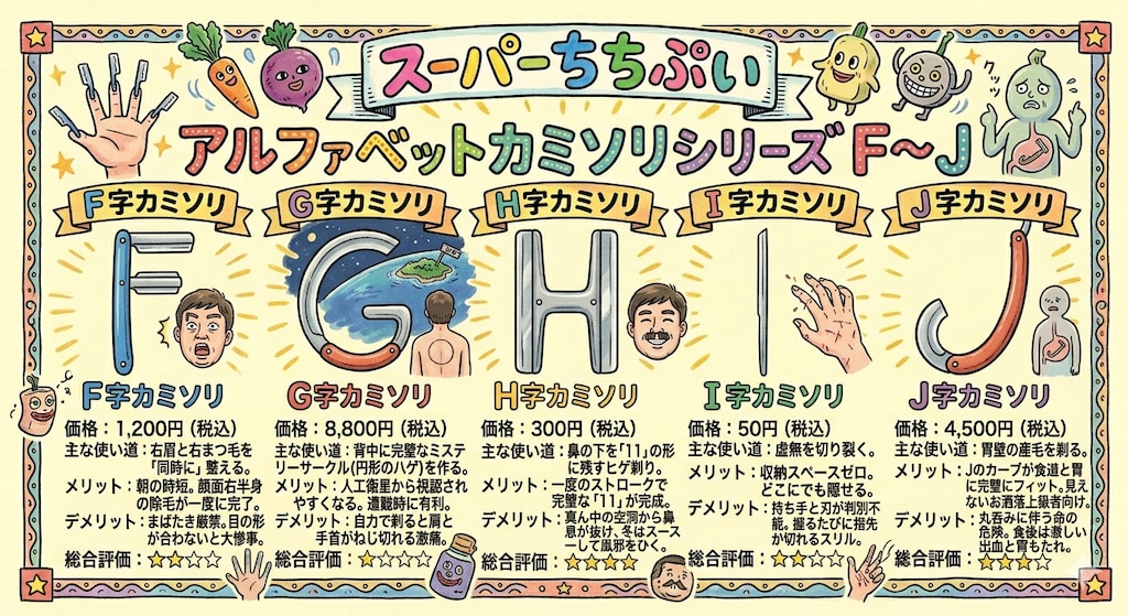 ○字カミソリ