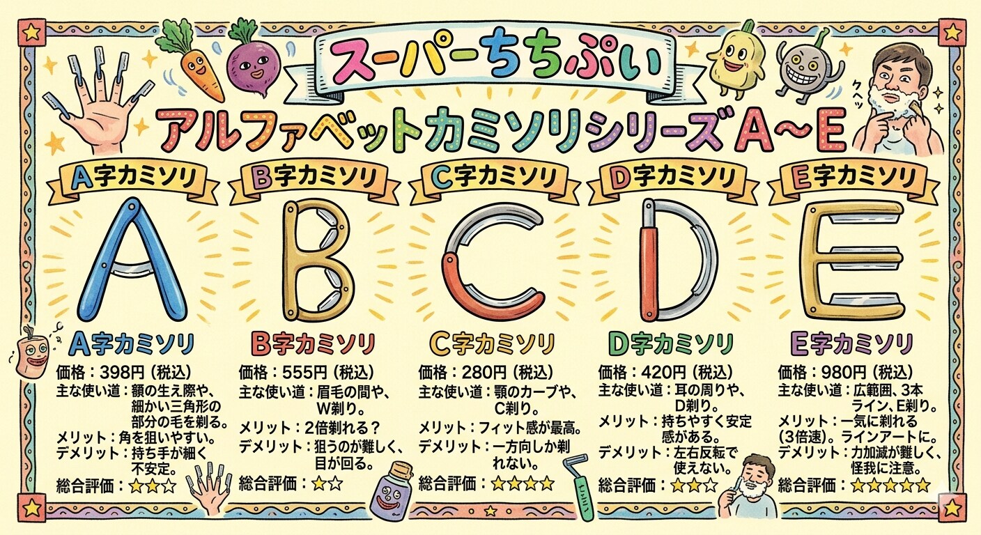 ○字カミソリ