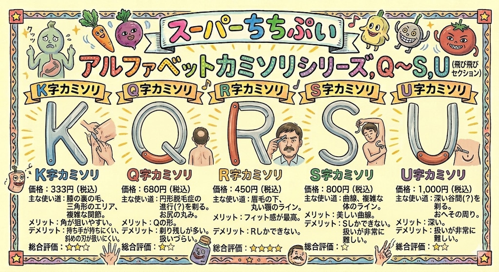 ○字カミソリ