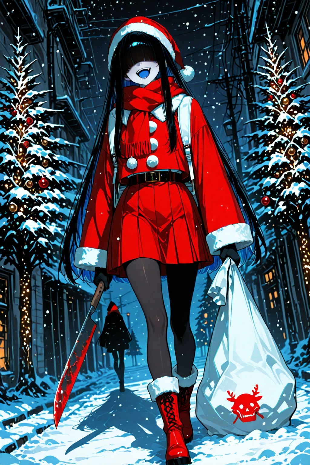 うちの子のサンタコス 2025　ユウキ | の人気AIイラスト・グラビア