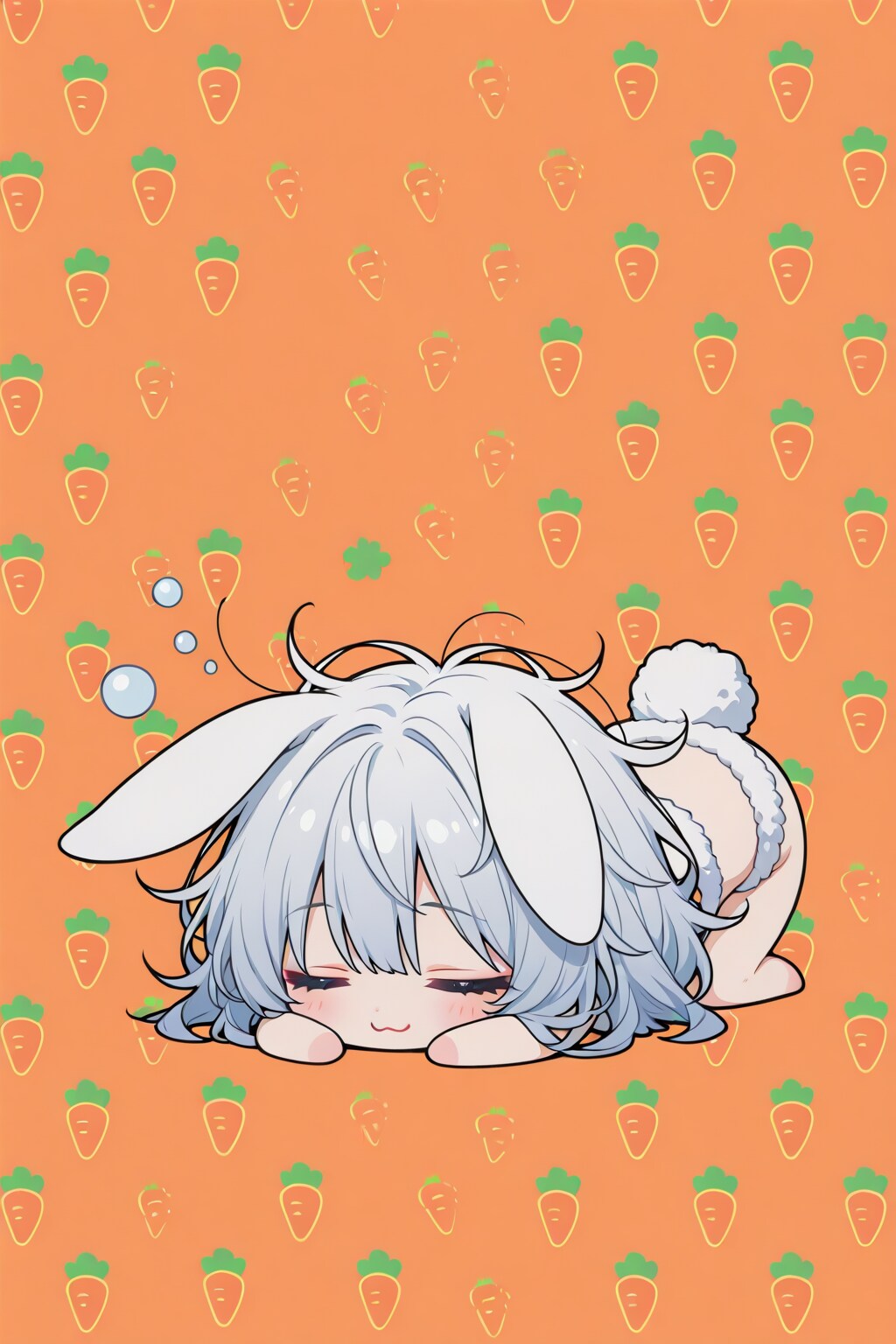 寝るうさ | の人気AIイラスト・グラビア
