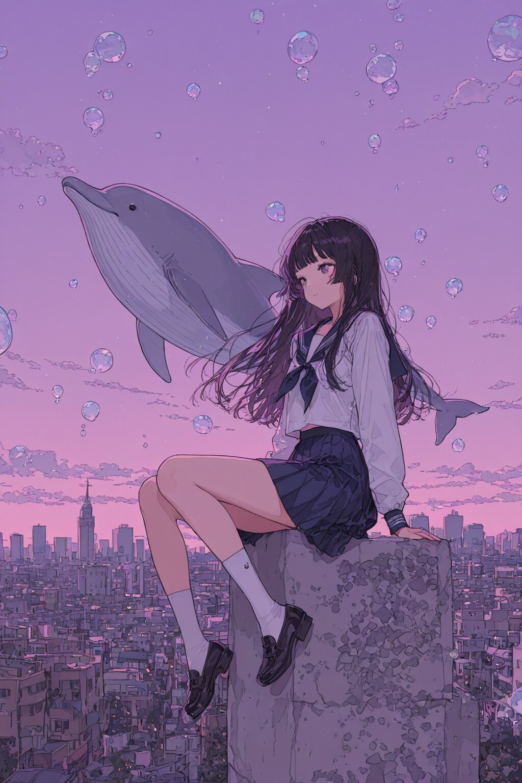 空を泳ぐ(PEGASUS)(4) | の人気AIイラスト・グラビア