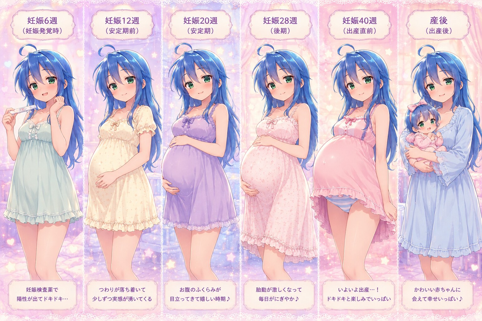 ゆるふわ妊婦こなちゃん‎(　˙ ؂ ˙　)