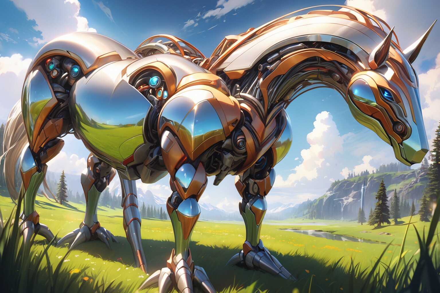 機械仕掛けの馬 その⑧ | の人気AIイラスト・グラビア