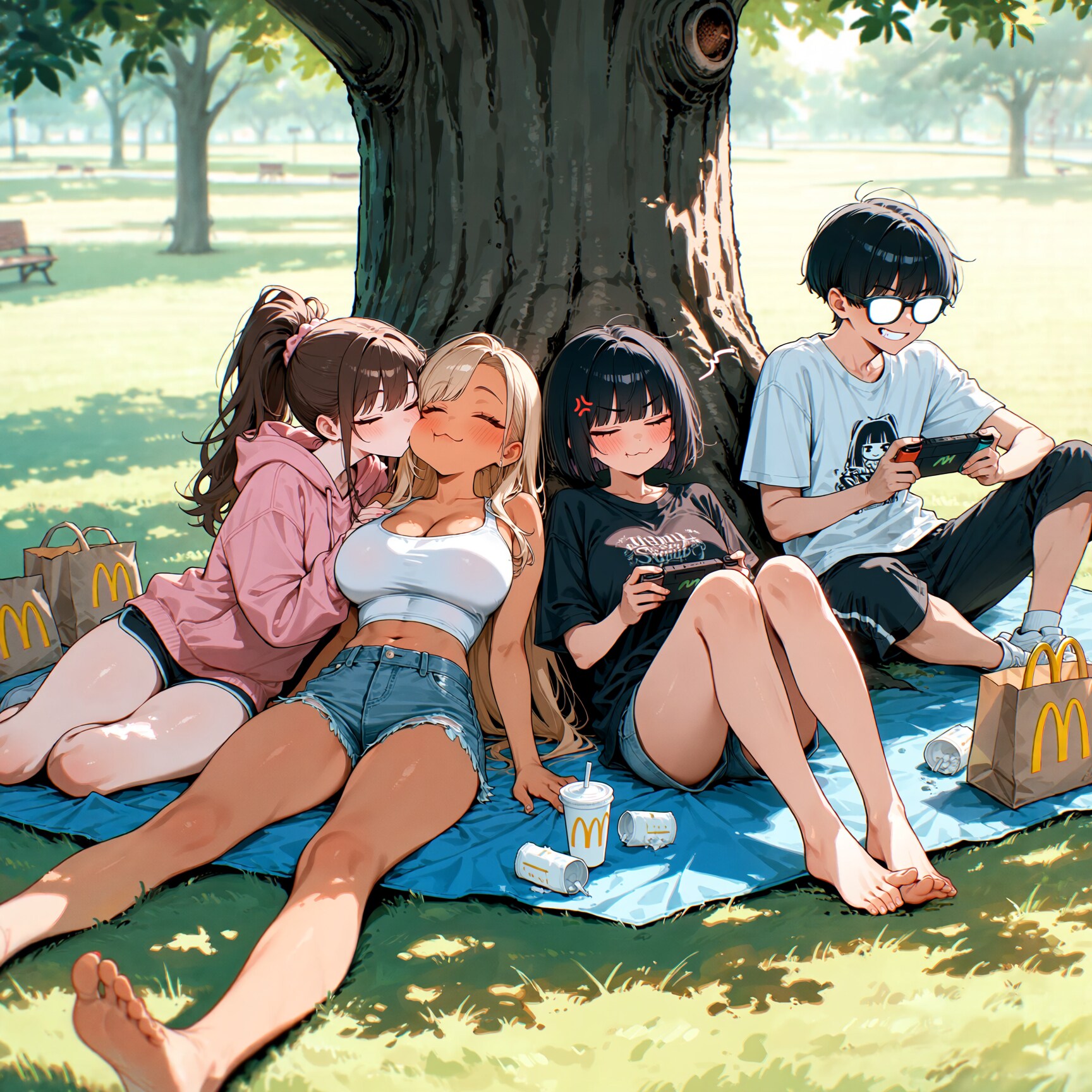 いつもの仲間でピクニック