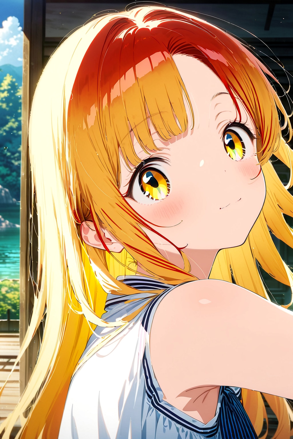 独特な髪色少女 | の人気AIイラスト・グラビア