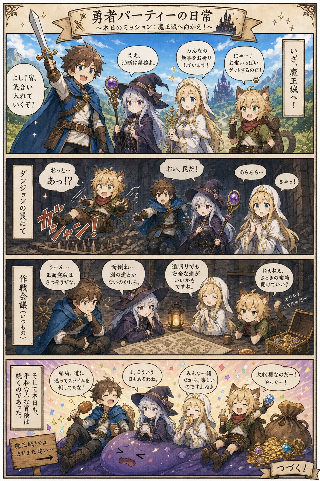 勇者パーティーの日常