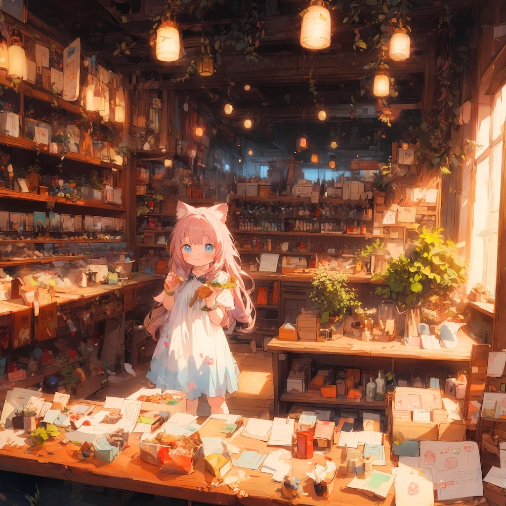 店番の少女