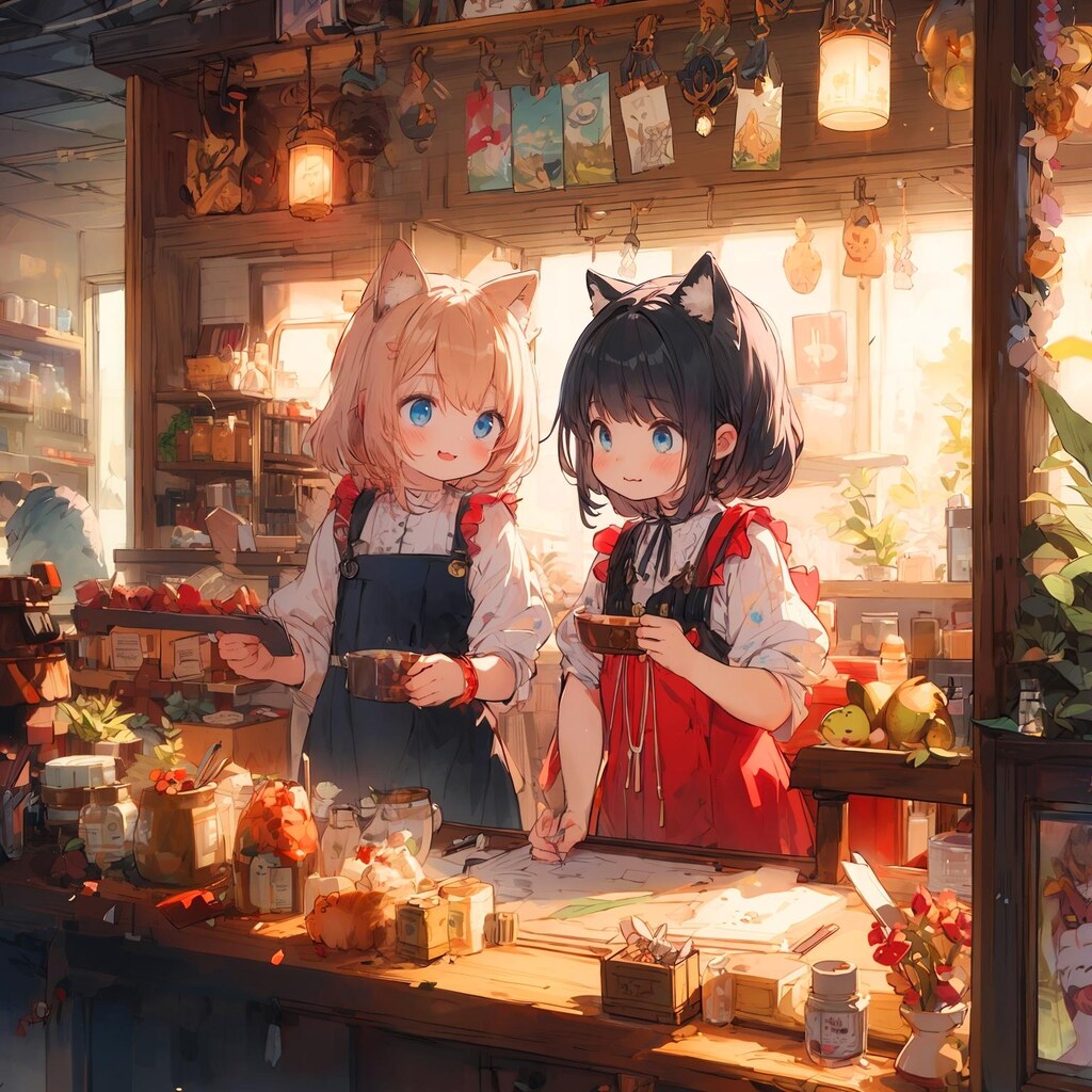 店番の少女