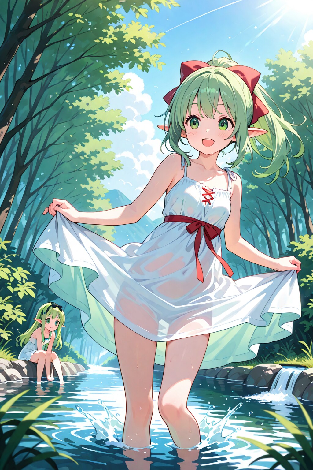 川遊びエルフちゃん