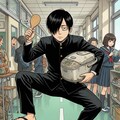 し、親切な人に　お、お、おにぎりを貰ったよ 2枚目