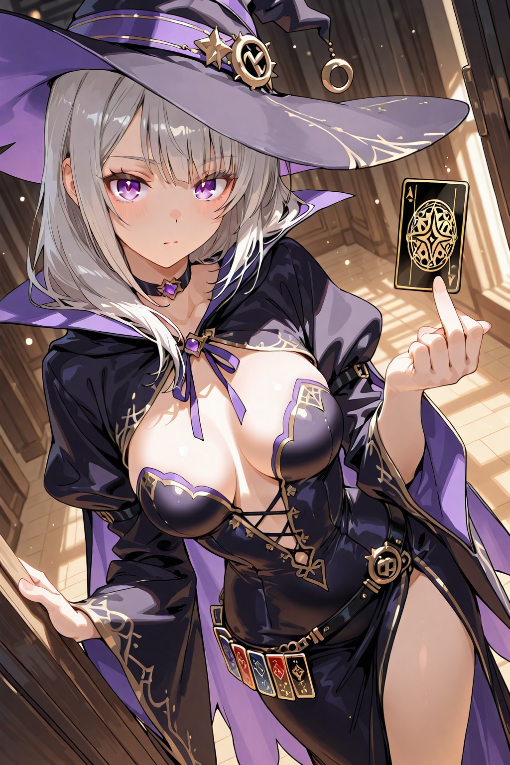 (1254)銀髪ちゃん「このカードで決めます！」