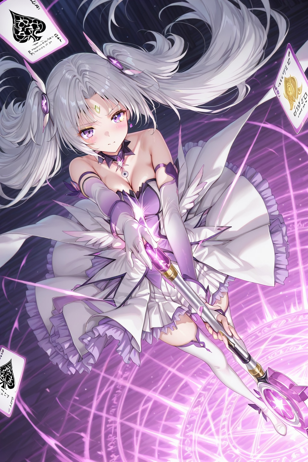 (1254)銀髪ちゃん「このカードで決めます！」