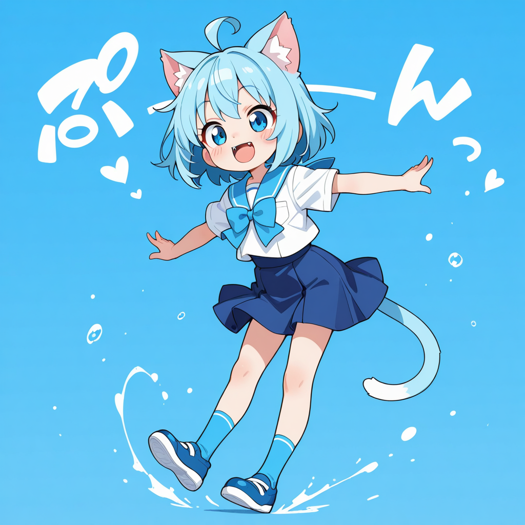 あおはいけいねこ！！