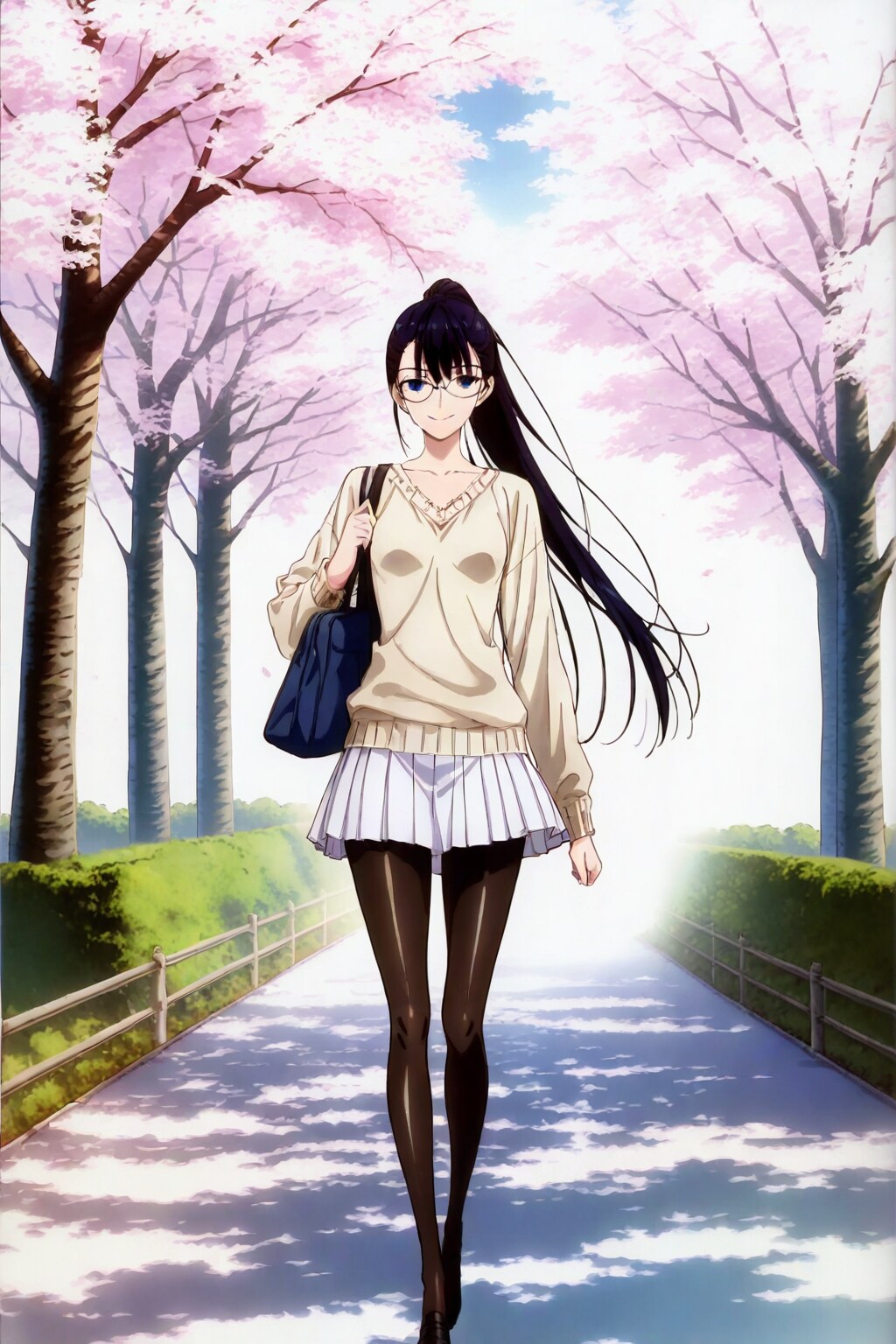 サマーセーターで散歩中のCAPEさん