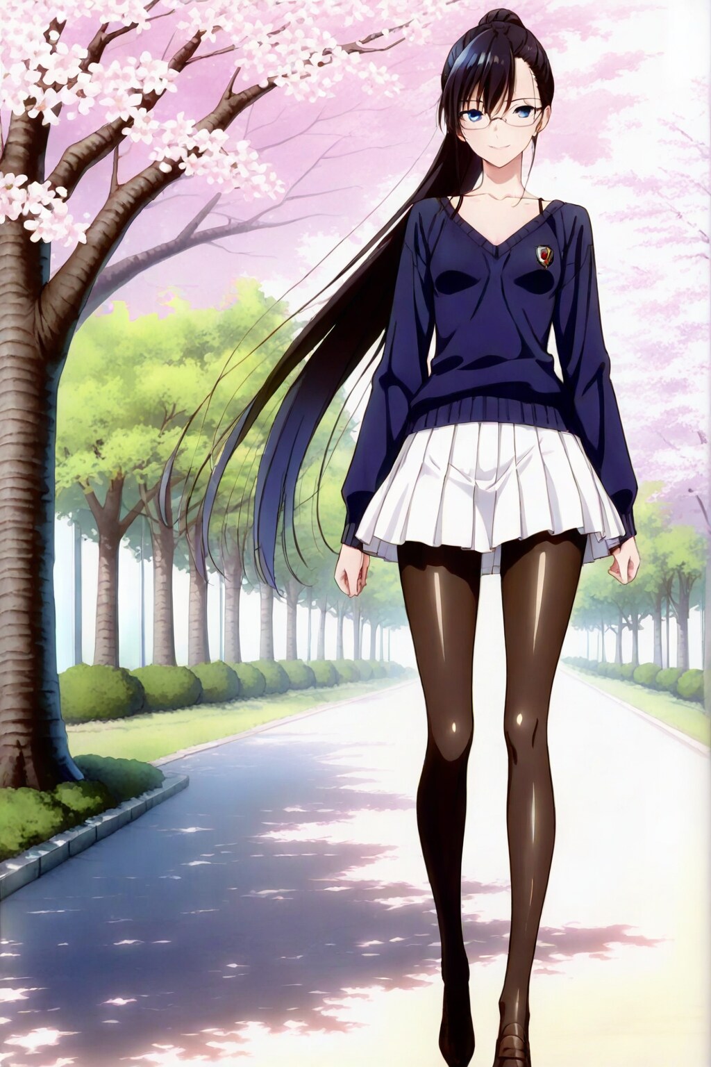 サマーセーターで散歩中のCAPEさん