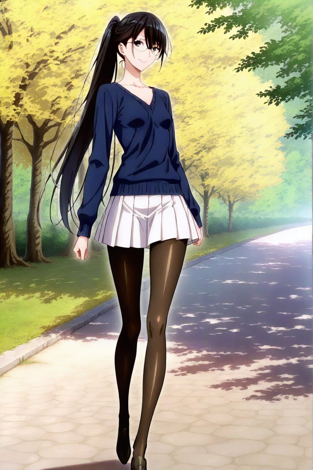 サマーセーターで散歩中のCAPEさん