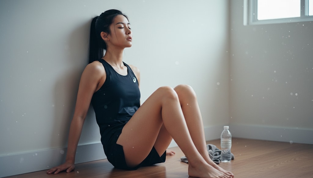 彼女の自室で（無防備）