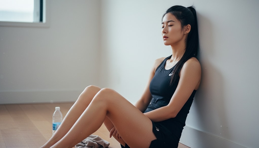 彼女の自室で（無防備）