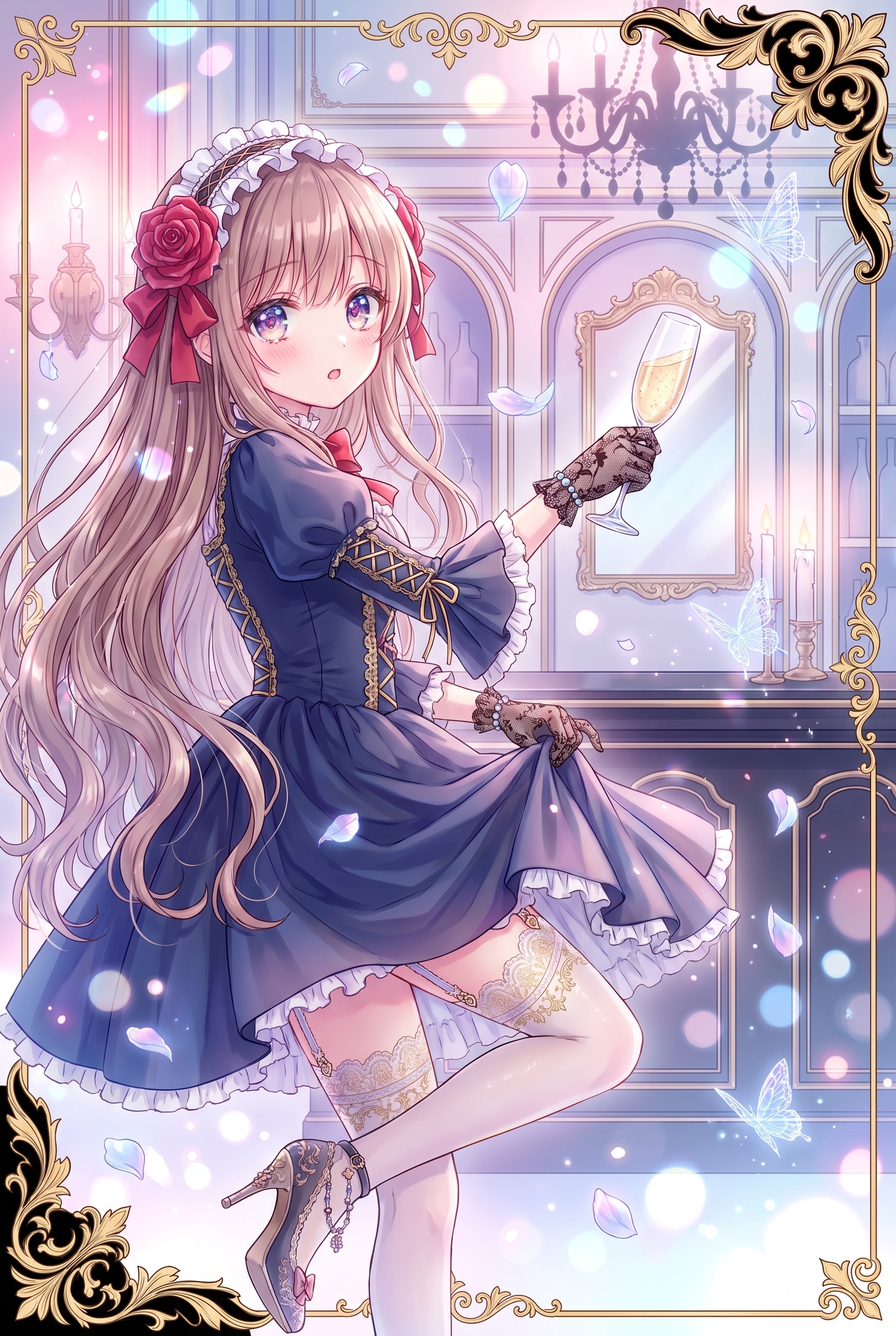 金飾の乾杯姫 | の人気AIイラスト・グラビア