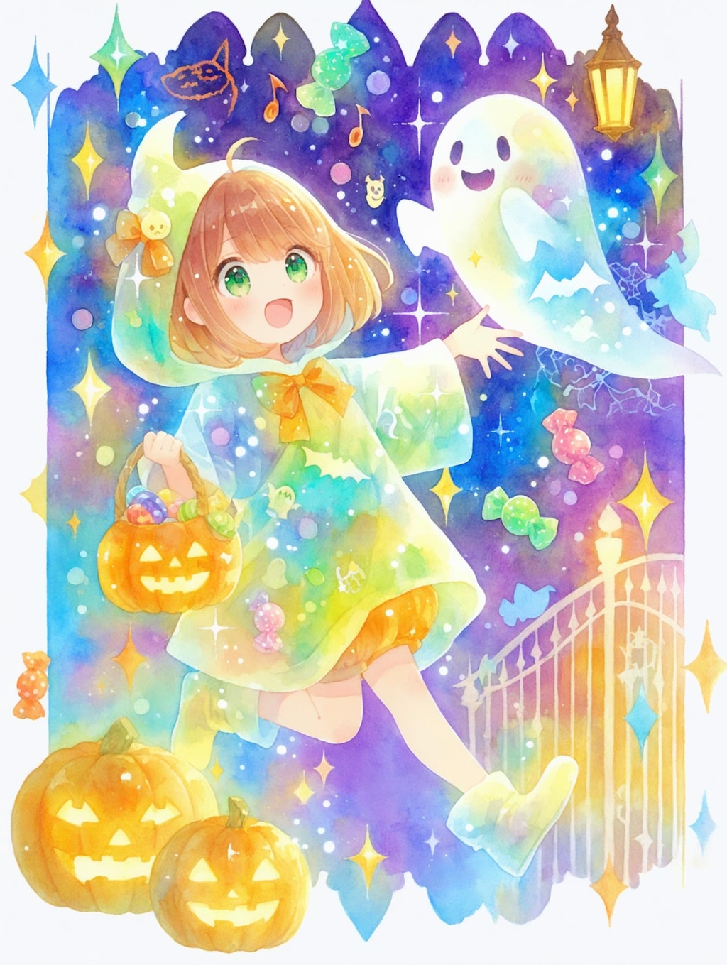 お化けと楽しいハロウィン