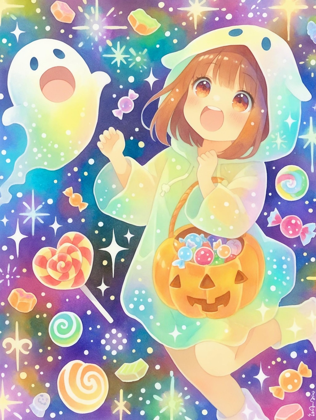 お化けと楽しいハロウィン