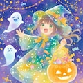 お化けと楽しいハロウィン 5枚目