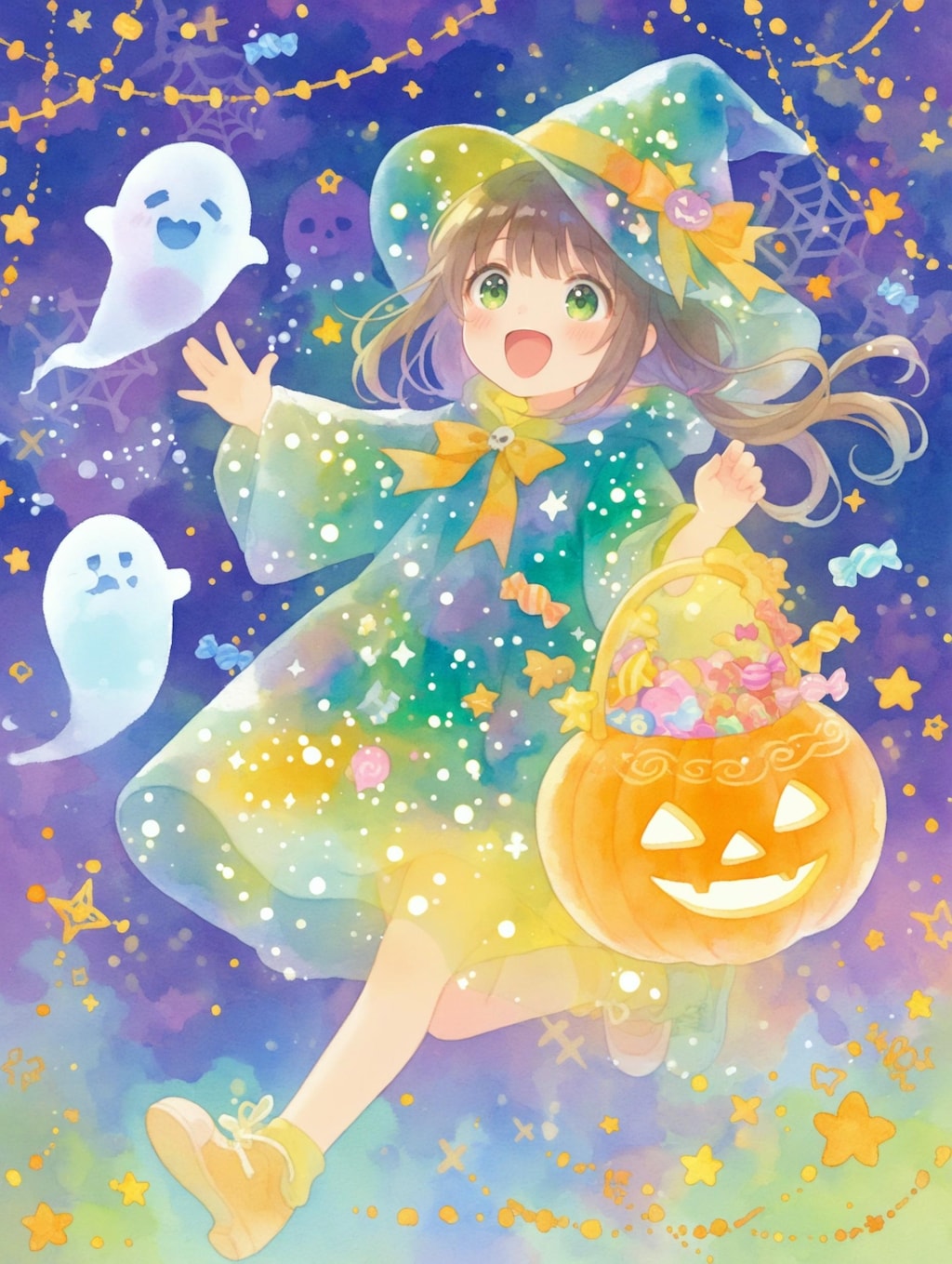 お化けと楽しいハロウィン