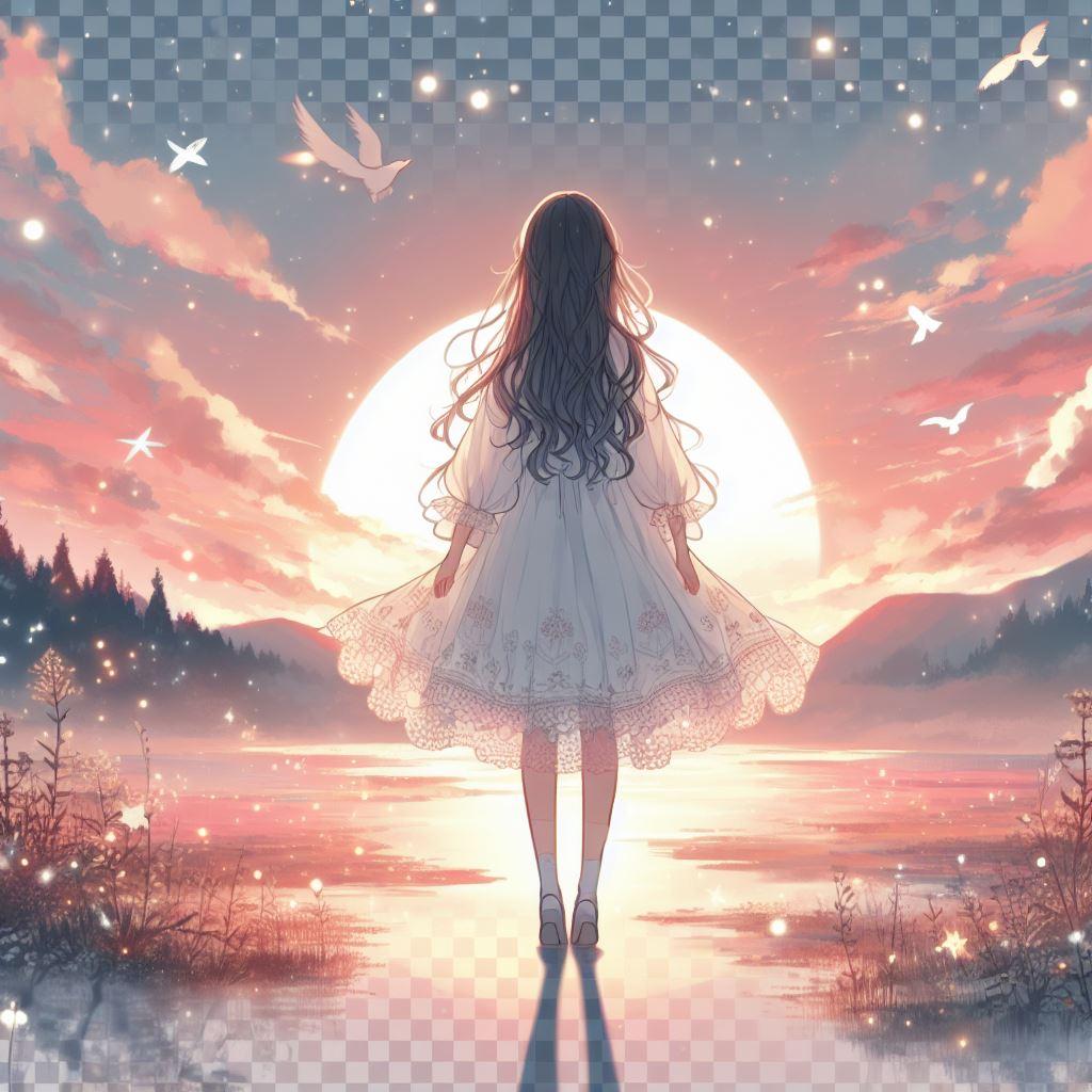 明け方　（少女）