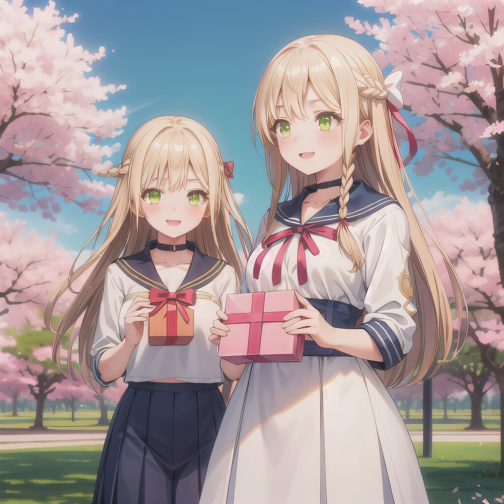 金髪ロングでセーラー服の少女１５