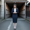 スーツ女子とトンネル 2枚目