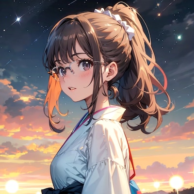 昼と夜の堺 | の人気AIイラスト・グラビア