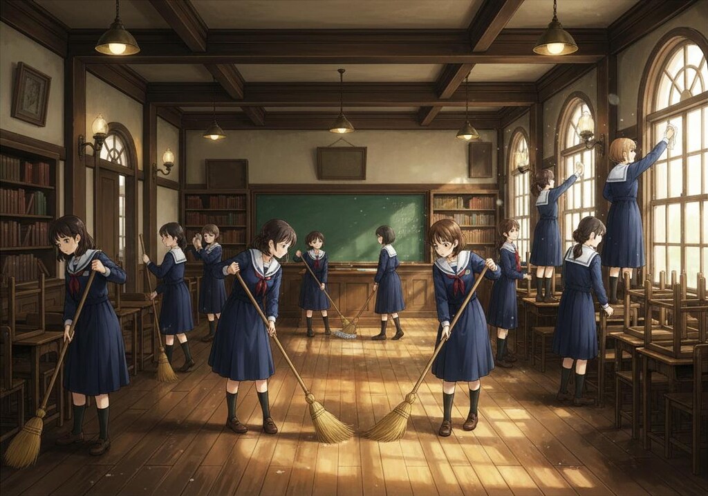 古風な女学校の一日