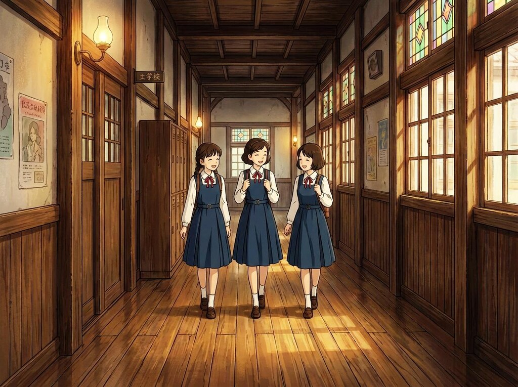 古風な女学校の一日