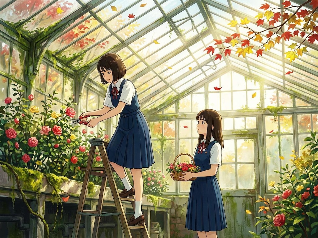 古風な女学校の一日