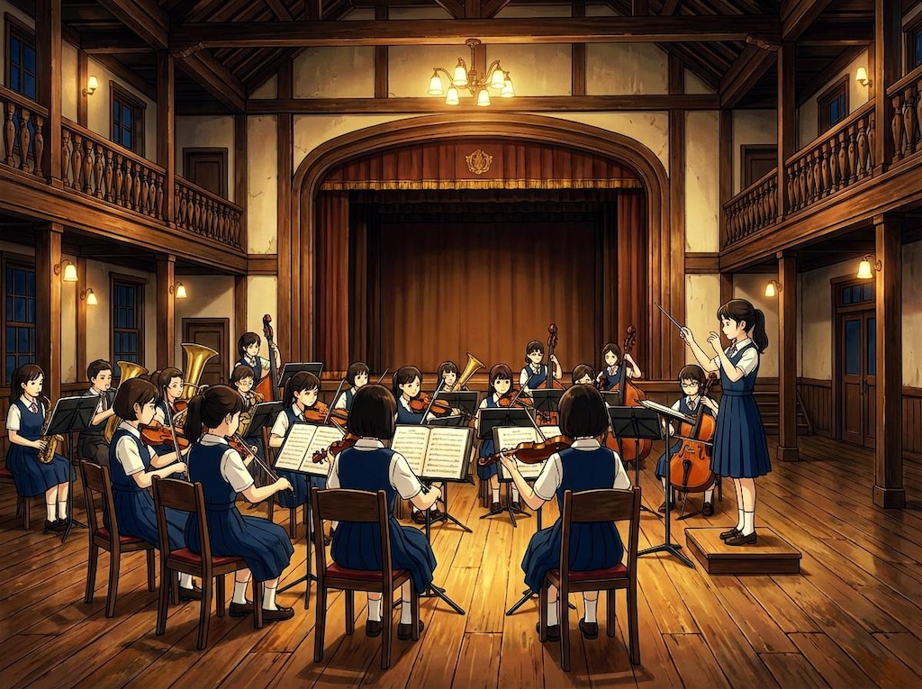 古風な女学校の一日